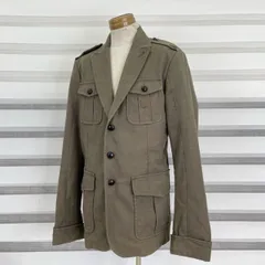 DIESEL ディーゼル ミリタリージャケット メンズ Mサイズ コットン ウール セルビア製 RN93243 CA25594 / 303735のサムネイル