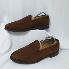 church チャーチ ローファー スエード 26～26.5㎝ 茶色 - メルカリ