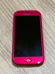 ドコモ F-42A らくらくスマートフォン ピンク - メルカリ