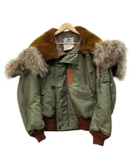 リアルマッコイズ THE REAL McCOY'S Type N-2 TEST SAMPLE Flight Jacket フライト ジャケット ジップアップ エアフォース ミリタリー アウター 緑 サイズ40 ジャケット プリント カーキ 104MT-3395のサムネイル