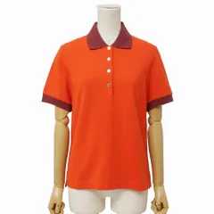 ■未使用品■HERMES エルメス POLO TEAM MANCHES ポロシャツ サイズS セリエボタン 半袖 イタリア製 20260629/RA9938のサムネイル