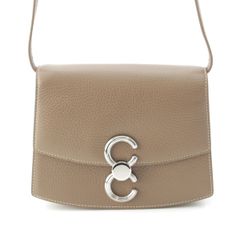美品 【カフネ】ペンデュラムバッグ レザー ショルダー ゴールド金具