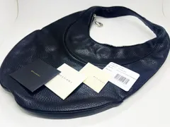【オススメ】 BVLGARI ブルガリ 三日月型 本革 レザー ショルダーバッグ 鞄 bag ワンショルダー BLACK ブラック 黒　M577のサムネイル