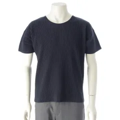 オム プリッセ イッセイミヤケ 25SS プリーツ Tシャツ 半袖 カットソー HP55JK420 ネイビー 2【中古】のサムネイル