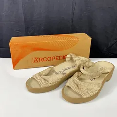 ●【値下げ交渉可能】ほぼ未使用 ARCOPEDICO アルコペディコ サマーサンダル シャープ ベージュカラー 22.5cm レディース 箱付属のサムネイル