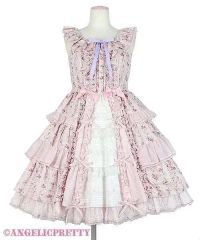 AngelicaPrincess 花柄 JSK&ボンネット AngelicaPrincess 花柄 JSK&ボンネット - メルカリ
