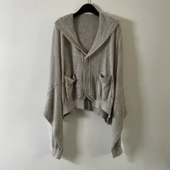 24ss ys YOHJI YAMAMOTO ヨウジヤマモト ウィメンズ アバント フーディー カーディガン (on 109のサムネイル