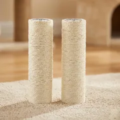N&S 交換用ポール 30cm×2本セット 爪とぎポール専用 猫用ケージ対応 麻縄素材 リフィル 替え用 単品のサムネイル