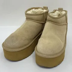 UGG アグ Classic Ultra Mini Platform ムートンブーツ 1135092 US6 23.0cm 箱無 レディース ※中古のサムネイル