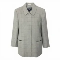 78d9 Burberrys バーバリーズ ヴィンテージ チェックジャケット サイズ42 グレー Vintage Check Jackett18rのサムネイル