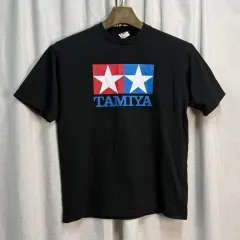 L タミヤ(TAMIYA) OFFICIAL TWINS ツインズ ロゴ 半袖 Tシャツ ブラックのサムネイル