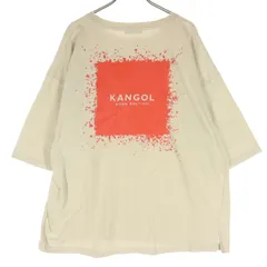KANGOL カンゴール ロゴ刺繍 半袖 Tシャツ XL ベージュ メンズ 古着のサムネイル