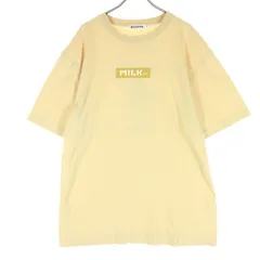 MILKFED. ミルクフェド ポケモンコラボ イーブイ ビッグプリント 半袖 クルーネック Tシャツ XL ライトベージュ オーバーサイズ メンズ 古着のサムネイル