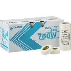 カモ井 マスキングテープ塗装用 ＮＯ．７５０Ｗ ２４ｍｍ（５巻入り） NO.750W-24のサムネイル