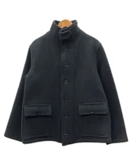 リアルマッコイズ THE REAL McCOY'S U.S. NAVY SUBMARINE JACKET サブマリン ジャケット ボタンアップ スタンドカラー ミリタリー 黒 サイズ42 ジャケット 無地 ブラック 104MT-3403のサムネイル