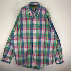 古着 ブルックスブラザーズ Brooks Brothers 長袖シャツ 胸ポケ XL  ピンク系 チェック メンズのサムネイル