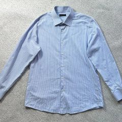 GIORGIO ARMANI BORGO21 シルク　長袖シャツ　XL相当 GIORGIO ARMANI BORGO21 シルク 長袖シャツ XL相当 - メルカリ