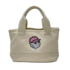 中古 マルボンゴルフ MALBON GOLF カートバッグ 生成り アイボリー  ウィンダンシー WIND AND SEAコラボのサムネイル