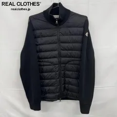 MONCLER/モンクレール CARDIGAN TRICOT ニット/ナイロン切替ダウンジャケット K20919B50700 A9341/XLのサムネイル