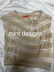 mint designs ボーダーカットソー　ミントデザインズ　コットン　麻　リネン　ボーダーカットソーのサムネイル