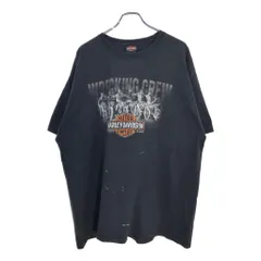 HARLEY DAVIDSON ハーレーダビッドソン モーターサイクル Ｔシャツ ブラック(メンズ 2XL)中古 古着 U1756のサムネイル