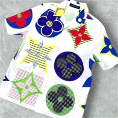 ルイヴィトン 半袖シャツ ビッグロゴ デカロゴ モノグラム ハワイアン 