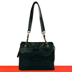 CHANEL シャネル デニムトートバッグ 2way ネイビー 極美品 - 일본구매 
