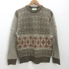 K■90s■ジェイプレス/J.PRESS GOLF CLUB ニットセーター【M】ベージュ/MENS■58【中古】のサムネイル