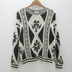 ■80-90s■フィッチェ/ficce YOSHIYUKI KONISHI ドン小西 HAND KNIT ニットセーター【M程度】MENS■62【中古】のサムネイル