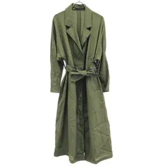muller of yoshiokubo ミュラーオブヨシオクボ 20SS 2way belt long coat ナイロンロングコート MLS20705 カーキ 36のサムネイル