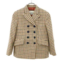 GUCCI グッチ ハウンドトゥーススクエアダブルボタンジャケット 633345 ベージュ 38のサムネイル