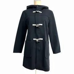 コムサイズム COMME CA ISM 近年モデル 美品 ダッフルコート ジャケット フーディ― ミディアム丈 紺 ネイビー L のサムネイル