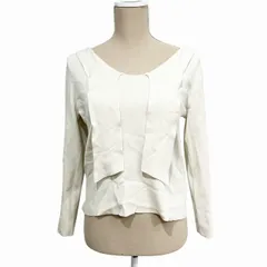マーリエパーエフデ Maglie par ef-de カットソー ニット 長袖 白 ホワイト 9 約Mのサムネイル
