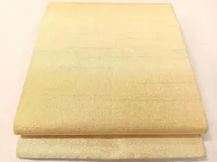 平和屋着物●桝屋高尾　ねん金綴錦　全通柄袋帯　段霞文　正絹　逸品　CABJ0542vpのサムネイル