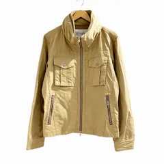 パープルアンドイエロー パープル&イエロー Purple&Yellow ミリタリージャケット ブルゾン ベージュ L ■MET1のサムネイル