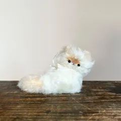 とけそうな、ねこ　( プリン色の子 )　Cora　猫　ぬいぐるみ　作家　テディベア　ハンドメイド　アーティストベア　アートドールのサムネイル