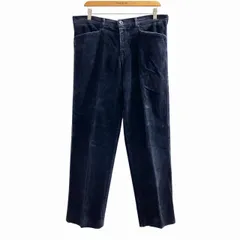 アルマーニ ジーンズ ARMANI JEANS コーデュロイパンツ スラックス ストレート 紺 ネイビー 42 約Lのサムネイル