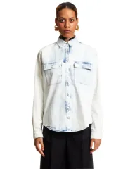 MSGM デニムシャツ シャツ ダウン スウェットのサムネイル