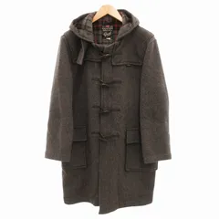 グローバルワーク GLOBAL WORK ダッフルコート トグルボタン 厚手 裏地チェック ひざ丈 40 グレー /FF ■WYのサムネイル