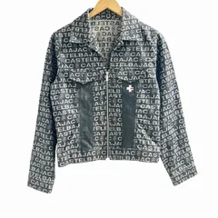 カステルバジャック CASTELBAJAC デニムジャケット ブルゾン ロゴ刺繍 グレー 約M ■GY09のサムネイル