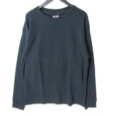 美品 BAYSIDE ベイサイド 長袖Tシャツ MADE IN USA ヘビーウェイト 7.5oz サーマルロングスリーブ ネイビー M 27114084のサムネイル