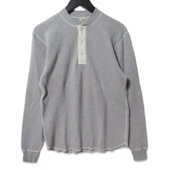 BUZZ RICKSON'S バズリクソンズ 長袖ヘンリーネックTシャツ BR68130 サーマル Tee THERMAL HENLEY NECK T-SHIRT グレー M 27114079のサムネイル