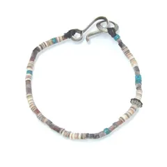NORTH WORKS ノースワークス ブレスレット D-503C Shell Bracelet シェルビーズ スターチャーム ブラス ニッケル  28012873のサムネイル