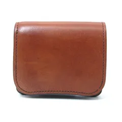 美品 WILDSWANS ワイルドスワンズ ミニ財布 フルグレインブライドル PALM V2 パーム ベイカー社 ダークステイン   28012917のサムネイル