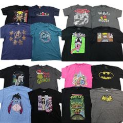 古着卸 まとめ売り 映画・ドラマ Tシャツ 16枚セット ( メンズ L ) バックトゥザフューチャー スターウォーズ  中古 古着 NF9192 古着卸 まとめ売り 映画・ドラマ Tシャツ 16枚セット ( メンズ S