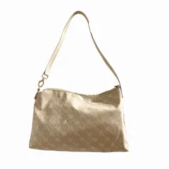 ゲラルディーニ GHERARDINI 美品 ポーチ ミニバッグ ロゴ ナイロン ベージュ ■WYのサムネイル