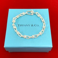 極 美品 TIFFANY&Co. ティファニー ナロー バングル シルバー925
