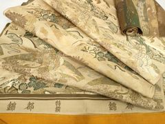 平和屋着物＊夏物　男性　小紋・浴衣兼用　刺し子　格子柄　綿　逸品　DABH4827du 平和屋着物＊夏物 男性 小紋・浴衣兼用 刺し子 格子柄 綿 逸品