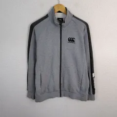 canterbury カンタベリー スウェット ジップアップ トラックジャケット 長袖 グレー L メンズ 古着 スポーツMIX ストリートのサムネイル