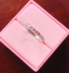 新品 スワロフスキー　Swarovski Matrix リング ピンク　58号のサムネイル